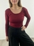 Imagen de BODY MANGA LARGA ESCOTE U DE MORLEY(9706)