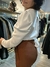 BLUSA ESCOTE V MANGA LARGA CON ESPALDA ABIERTA Y PARA ATAR - comprar online