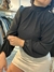 BLUSA CON CUELLO PARA ATAR MANGA LARGA - AY CARMELA!