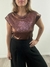 REMERA TOP M/JAPONESA CRASH FOIL (3418) - AY CARMELA!