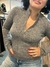 SWEATER CON CIERRE ADELANTE CUELLO ALTO (MI12) en internet