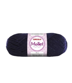 Kit 5 Novelos Fio Lã Mollet 40g Círculo Tricô/Crochê Cores - comprar online