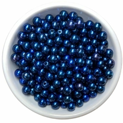 Pérola 8mm ABS Inteira c/ Furo 15g (aprox. 60un) - comprar online