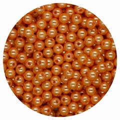 Atacado: Pérola 6mm ABS Inteira c/ Furo 100g (aprox.1000un) - comprar online