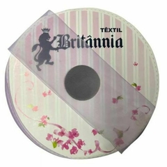 Fita Organza Britânia Nº2 10mm 10m - Confraria das Artes