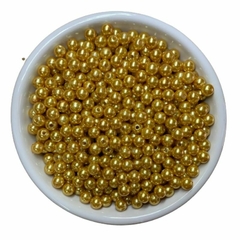 Atacado: Pérola 8mm ABS Inteira c/ Furo 500g (aprox.2000un) - comprar online