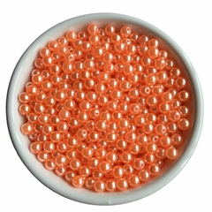 Pérola 8mm ABS Inteira c/ Furo 15g (aprox. 60un) - comprar online