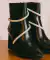 Bota Cano Curto Vizzano Strass Bico Fino