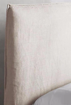 Respaldo Con Funda de Tusor (para Cama 1.40)