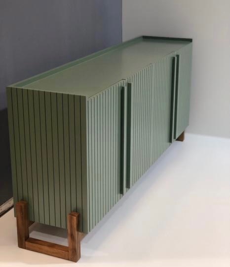 Vajillero Bruselas Verde Oliva y Laurel