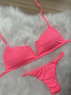 Biquíni Deluxe rosa neon - comprar online