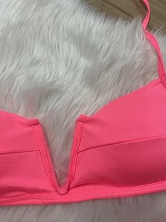 Biquíni Deluxe rosa neon