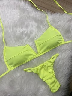 Biquíni Deluxe amarelo neon - comprar online