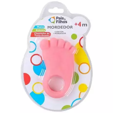 MORDEDOR PEZINHO ROSA BEBE UNICA