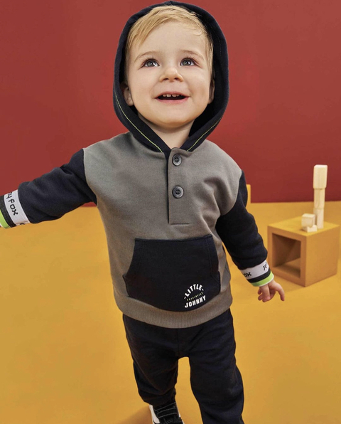 BLUSAO ML E CALCA JOGGER TAMANHO M COR 01 KUKIE