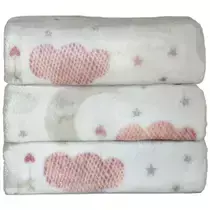 COBERTOR INF 0,80X1,10 LACO LUXO LUA ZILU22 ROSA BEBE LAÇO BABY