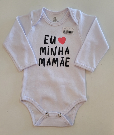 Body ML Unissex Frase Eu Amo Minha Mamãe unit. DOCTOR BABY