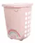 CESTO INF DEC ROSA 38L ARCO-IRIS PLASUTIL