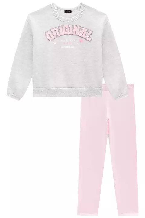BLUSAO ML E LEGGING TAMANHO 03 COR 01 164009 INFANTI