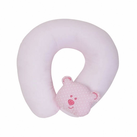 ALMOFADA DE PESCOCO PAPI TOYS TAMANHO UNICO CONTEM 01 UN URSO ROSA. :7896700899326