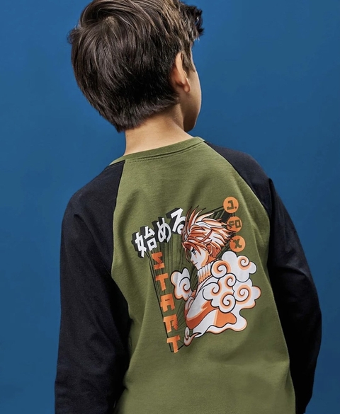 CAMISETA MANGA LONGA TAMANHO 08 COR 01 KUKIE