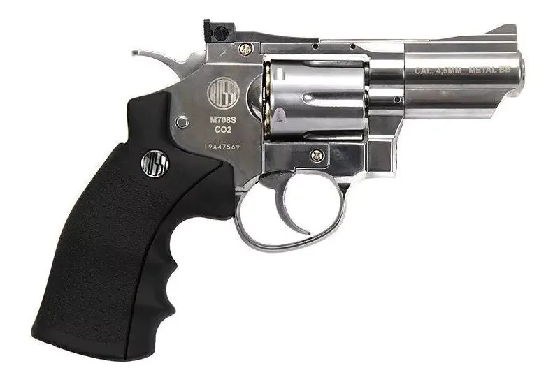 Revólver De Pressão Wingun niq. Co2 708s 2pol - 4.5mm