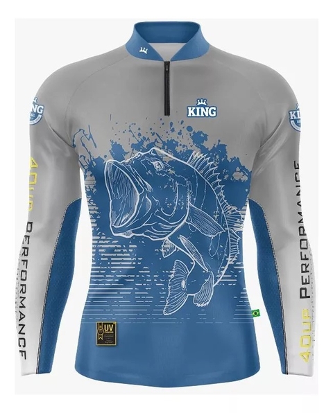 Camisa King Brasil Proteção UV 50+ KFF106