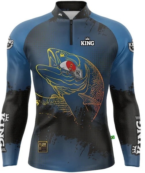 Camisa King Brasil Proteção UV 50+