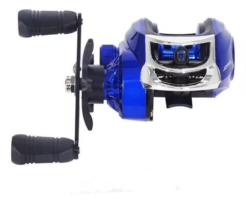 Carretilha de Pesca 17+1 Rolamentos 8 Kg Cor Azul