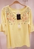 Top / Blusa Bordada de Lino - LiloWhite - comprar online