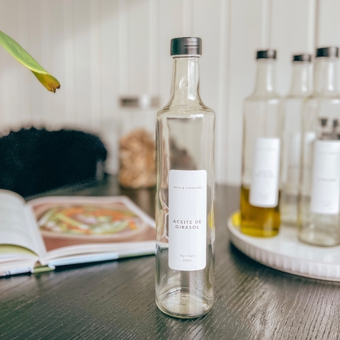 Botellas Salad Cilindrica 500 ml