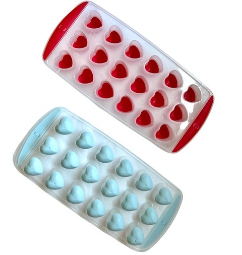 Cubetera Corazón Silicona x 18