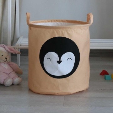Canasto de Tela cilondro kids Pingui