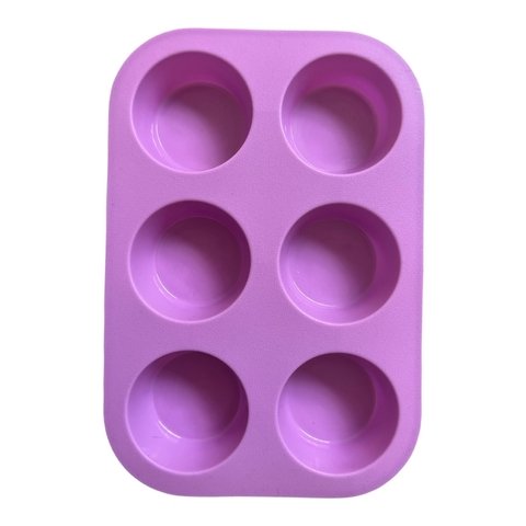 Molde x 6 muffins de Silicona