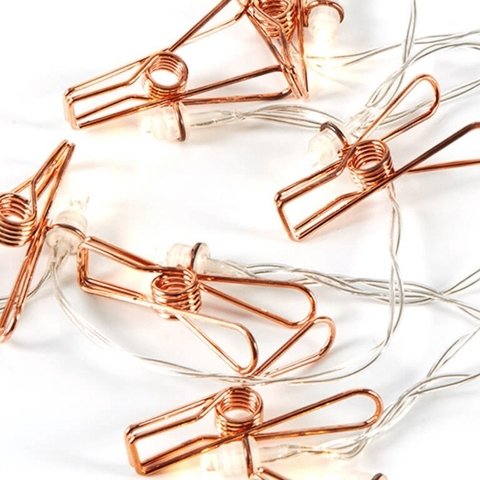 Luces Broche Cobre Vintage