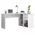Mesa de Escritório em L 2 Gavetas 3 Nichos Office NT 2060 Branco New - comprar online