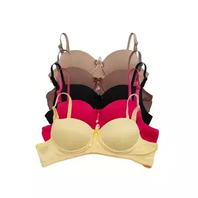 Kit 5 Sutiã Infantil Menina Moça De Bojo Juvenil