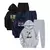 Kit 3 Conjuntos Inverno Infantil Masculino 100% Algodão
