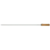 Espeto Simples 85cm Mor Churrasco Aço Cromado Cabo Madeira