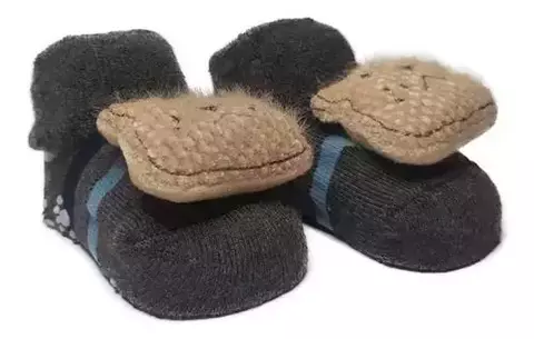Sapatinho Antiderrapante Meia Pantufa Bebê Menino - Mercshop - comprar online