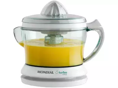 Espremedor de Frutas Mondial E-01 Elétrico 25W Branco