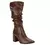 Bota Dakota Feminina Enrugada Salto Grosso Cano Alto Moda Lançamento D0434 TAM 34 AO 39 - comprar online