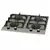 Cooktop à Gás Fischer 4 Bocas Platinium Prime Trempe em Ferro Fundido 20874-51521 Bivolt