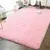 tapete sala quarto peludo felpudo fofinho 1,00x1,50 antiderapante Rosa Bebe Para Menina - comprar online