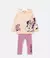 Conjunto Infantil com Forro Quentinho e Estampa Minnie - Tam 2 a 6 Anos Bege - comprar online