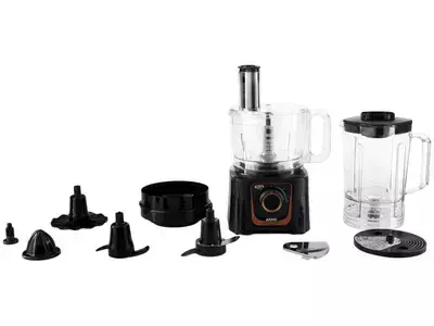 Multi Processador de Alimentos Arno 700W Preto Multichef MP72 24 Funções 220V