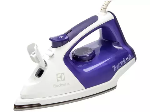 Ferro de Passar a Vapor e a Seco Electrolux - Conidence ODI25 Roxo e Branco Antigotejamento