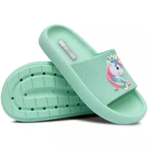 Chinelo Unicórnio Infantil Menina Sandália Moda Nuvem 12.53 - 25 ao 36 - comprar online