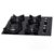 Cooktop Infinity à Gás Fischer 4 Bocas Grades em Ferro Fundido Tripla Chama Preto Bivolt