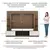 Rack Estante com Painel TV 65" e 2 portas Oslo Multimóveis Madeirado/Branco - GarageEletro